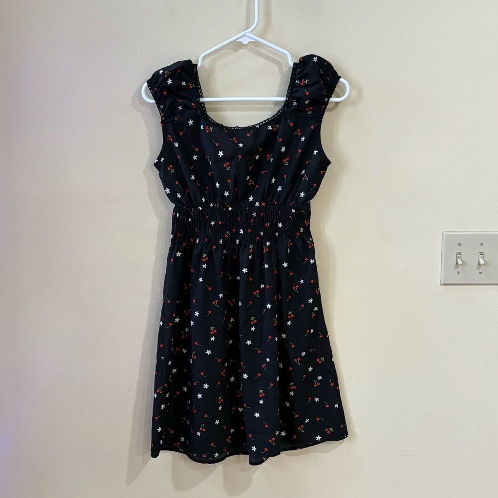 Cherry Print Mini Dress - Picture 7 of 8